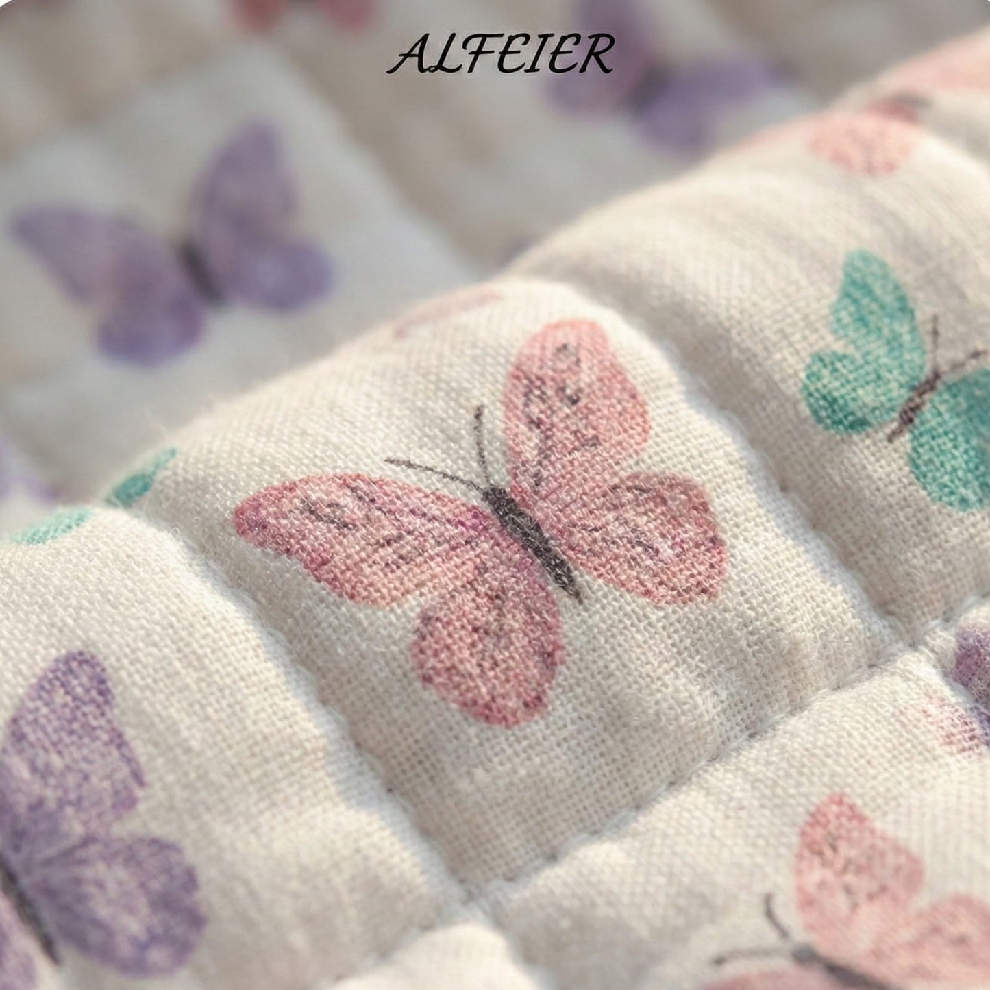 ALFEIER Whimsical Butterfly Quilted Swaddle Wrap