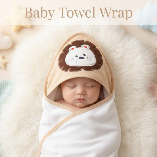 Little Lion Snuggle Hooded Towel
