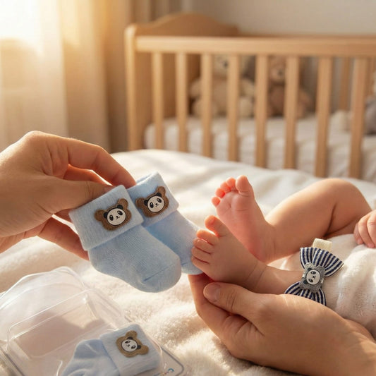 Panda Pals Sock & Bow Tie Trio