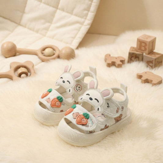Adorable Bunny & Carrot Toddler Sandals