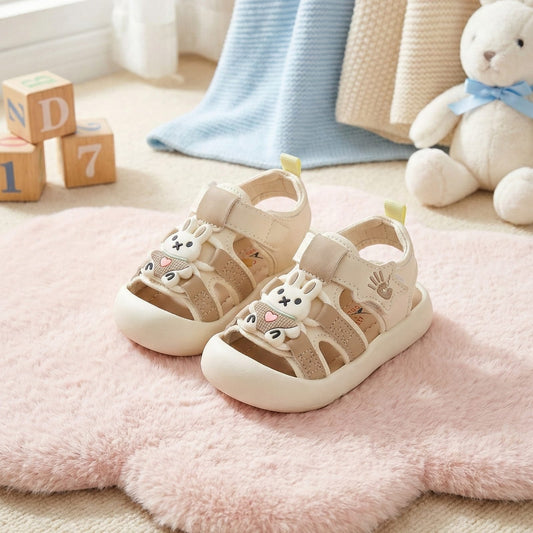 Adorable Bunny Soft-Sole Baby Sandals