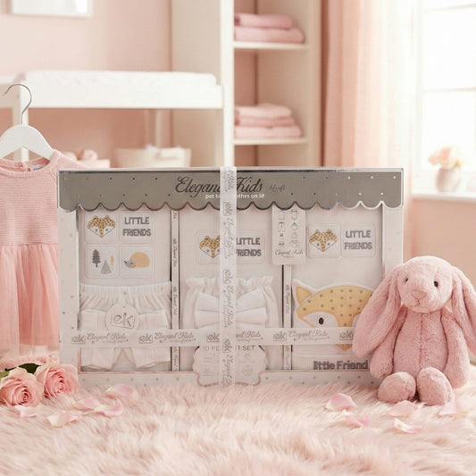 Elegant Kids "Little Friends" 10-Piece Premium Baby Gift Set
