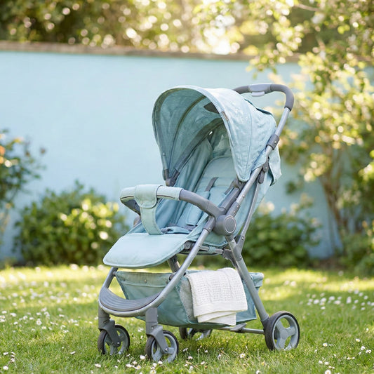 Lightweight Light Blue Stroller