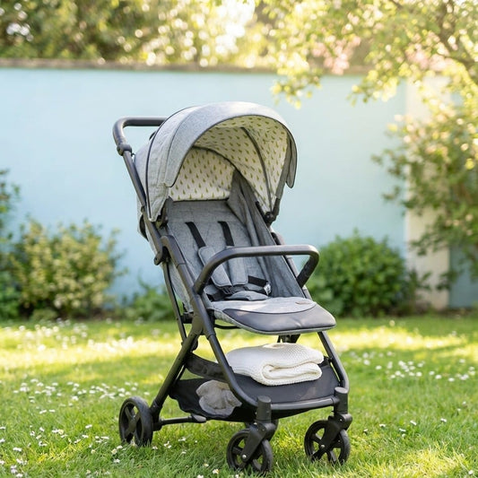 Tinnies Grey Patterned Stroller