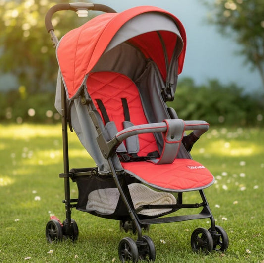 Tinnies Red & Grey Sport Stroller