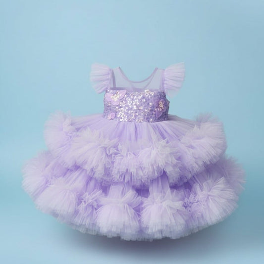 Lavender Fairy Princess Party Dress