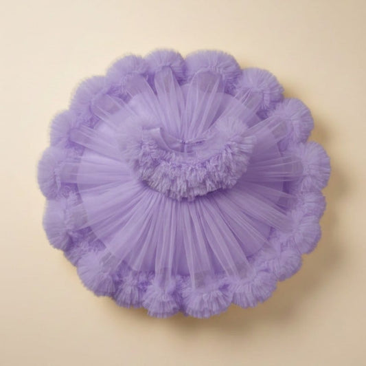 Purple Fluffy Fairy Party Dress