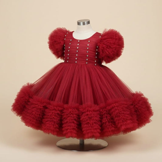 Red Princess Party Dress