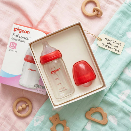 Pigeon SofTouch Premium Glass Bottle – 160ml