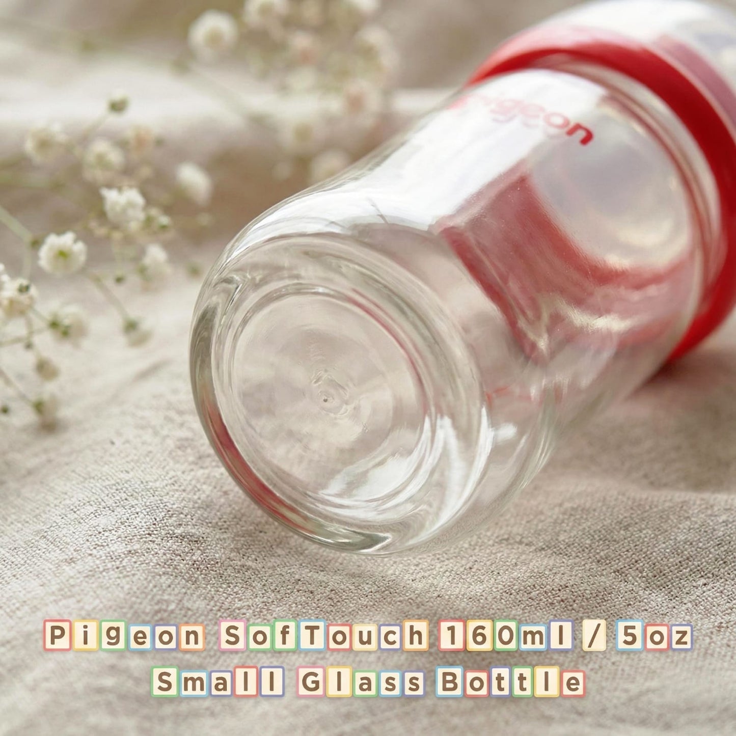 Pigeon SofTouch Premium Glass Bottle – 160ml