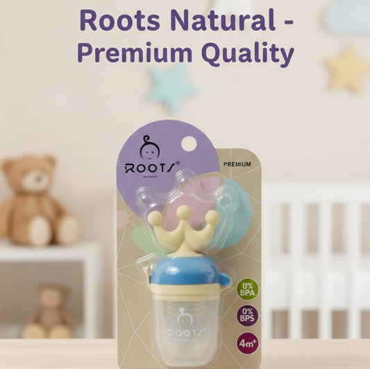 Roots Natural Crown Silicone Baby Nibbler