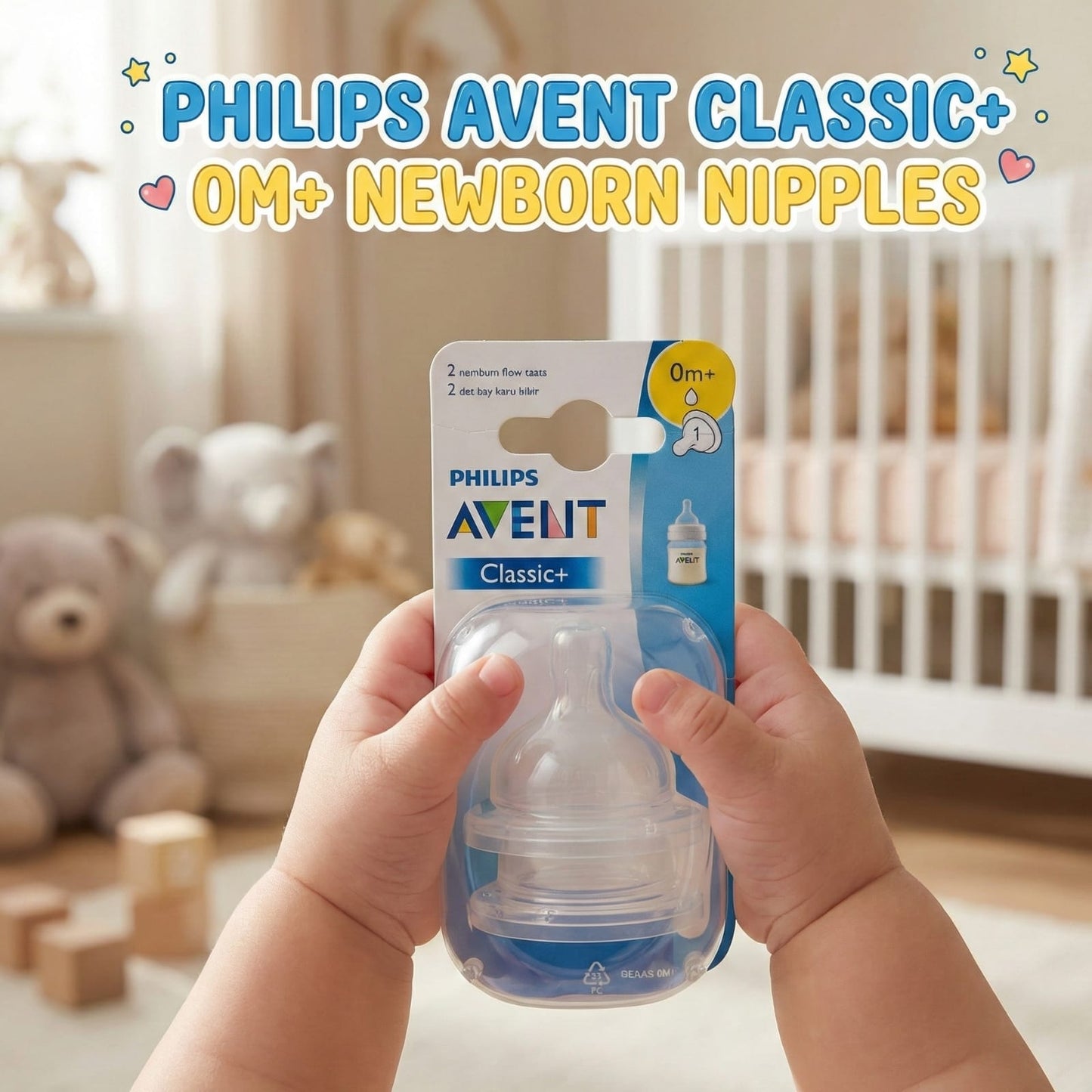 Philips Avent Classic+ Newborn Nipples