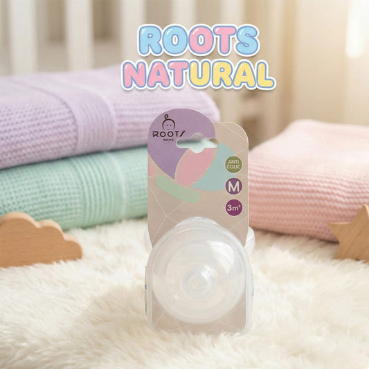 ROOTS Natural Anti-Colic Nipple – Medium Flow