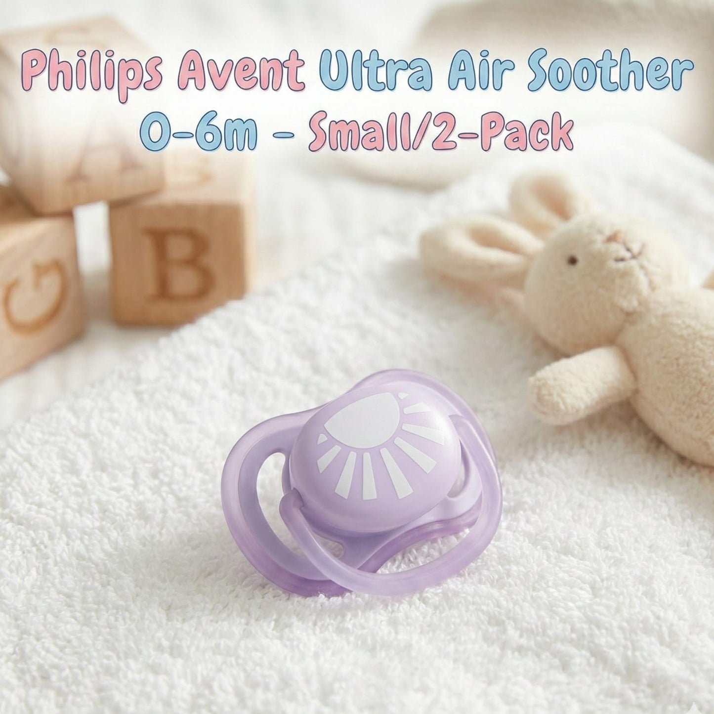 Philips Avent Ultra Air Soother 2-Pack | 0-6 Months