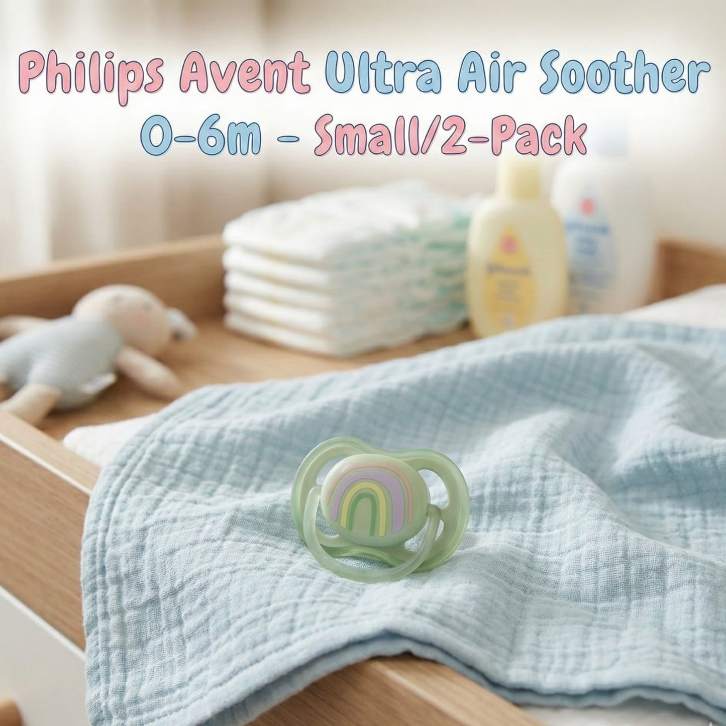 Philips Avent Ultra Air Soother 2-Pack | 0-6 Months