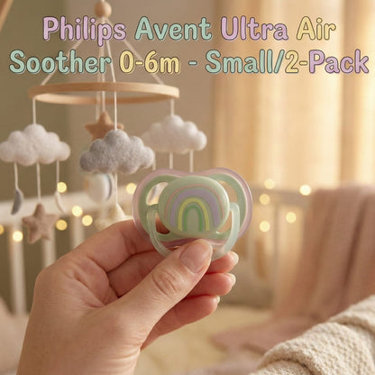 Philips Avent Ultra Air Soother 2-Pack | 0-6 Months