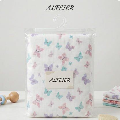 ALFEIER Whimsical Butterfly Quilted Swaddle Wrap