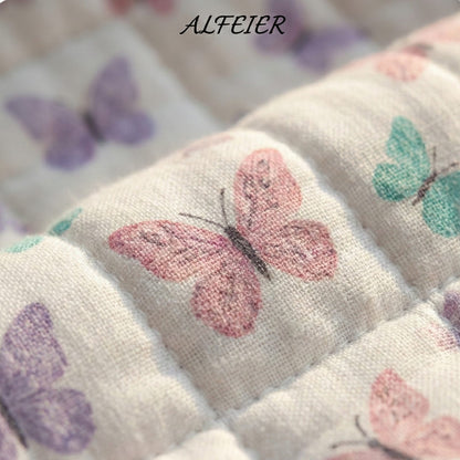 ALFEIER Whimsical Butterfly Quilted Swaddle Wrap