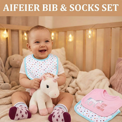 AIFEIER "Love You Forever" Bibs & Socks Essentials Kit