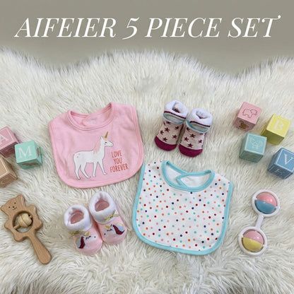 AIFEIER "Love You Forever" Bibs & Socks Essentials Kit