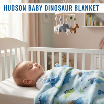 Hudson Baby "Dino Dreams" Ultra-Soft Fleece Blanket