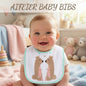 Adorable Squirrel Kiss Baby Bibs