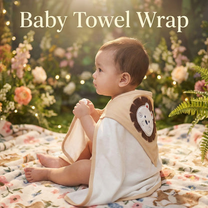 Little Lion Snuggle Hooded Towel