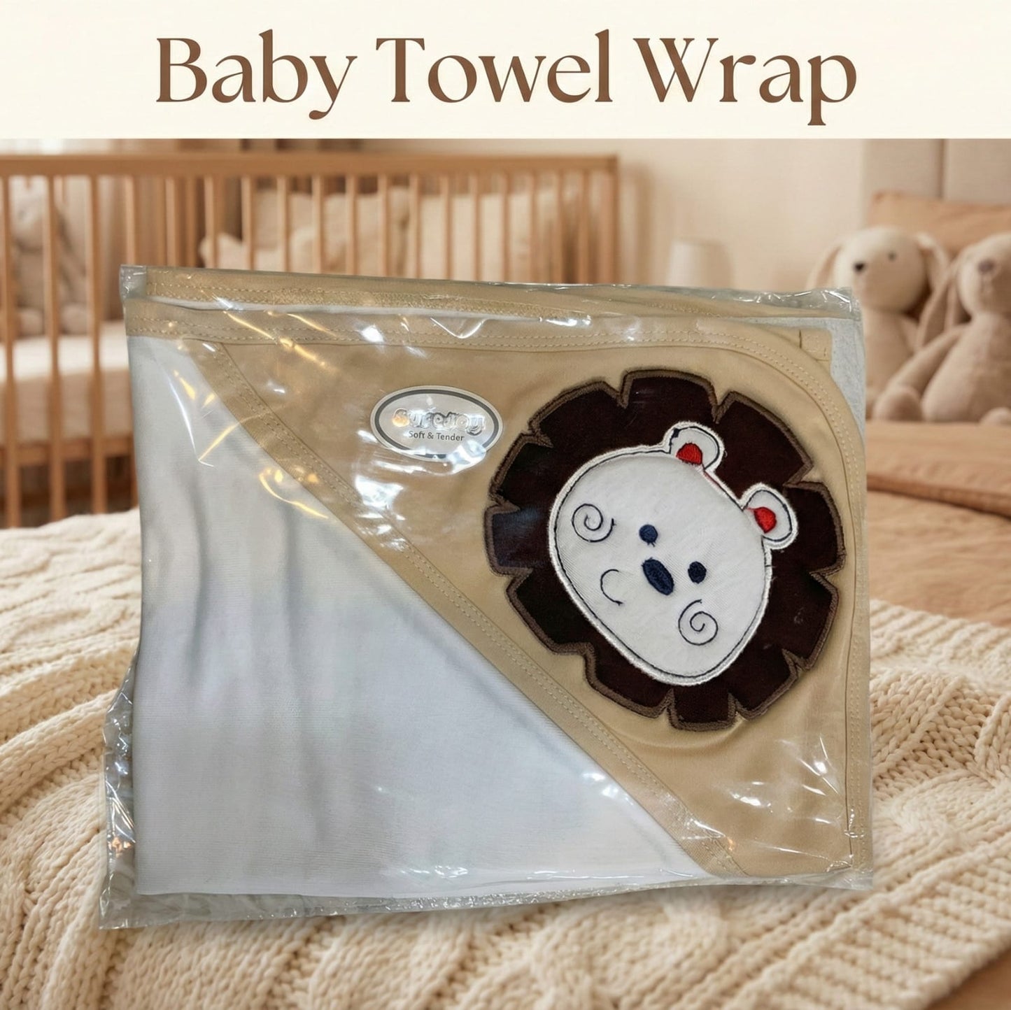 Little Lion Snuggle Hooded Towel