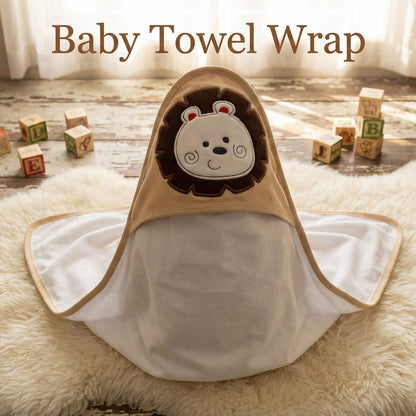 Little Lion Snuggle Hooded Towel