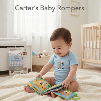 Roar & Play: Carter's 3-Pack Dino Romper Set