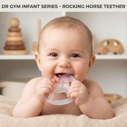 Dr. Gym Rocking Horse Teether – Crystal Clear