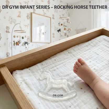 Dr. Gym Rocking Horse Teether – Crystal Clear