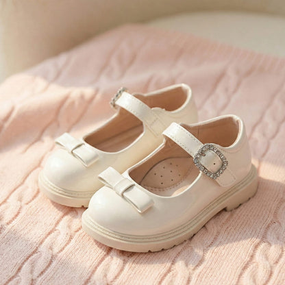 White Patent Sparkle-Step Baby Mary Janes