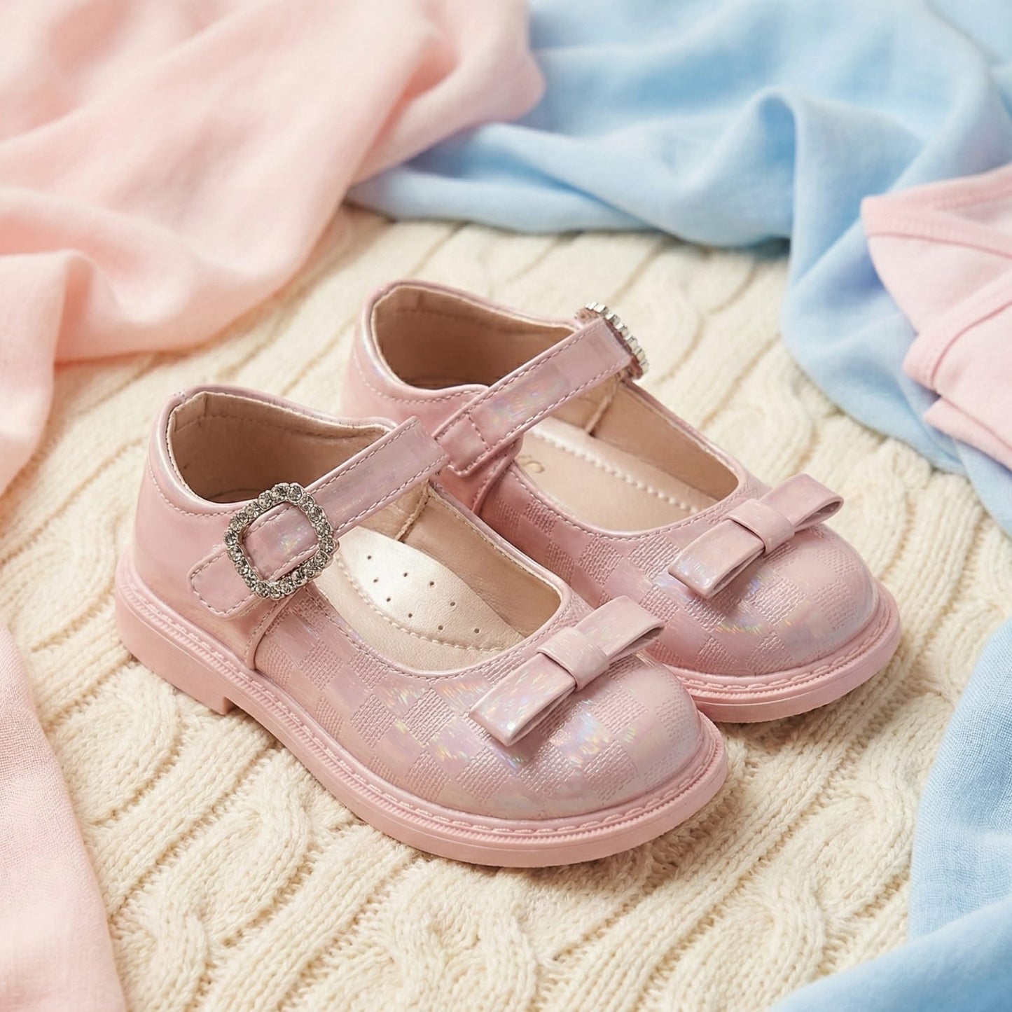 Shimmer Bow Baby Walkers